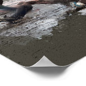 Het kost lederen ballen om Rugby te spelen Poster (Hoek)