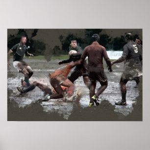 Het kost lederen ballen om Rugby te spelen Poster