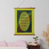 Het kost niets hangend wandkleed (Slaapkamer)