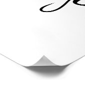 Het kost niets om aardig modern minimalistisch te  poster (Hoek)