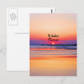 Het kost tijd briefkaart (Voorkant / Achterkant)