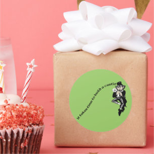 Het kost tijd om een Castle te bouwen Ronde Sticker