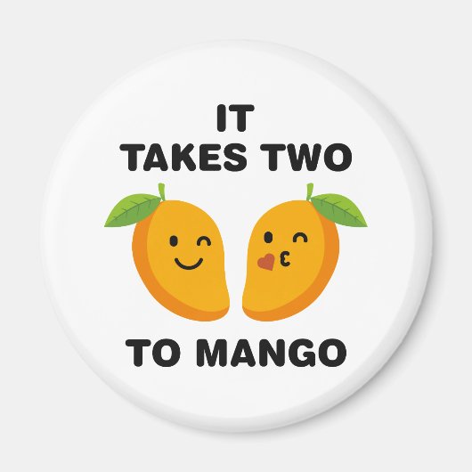 Het kost twee keer mango magneet (Voorkant)
