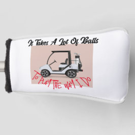 Het kost veel ballen golfkop Hoesje Golfheadcover