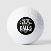 Het kost veel ballen om grappig te golfen Grappig (Voorkant)