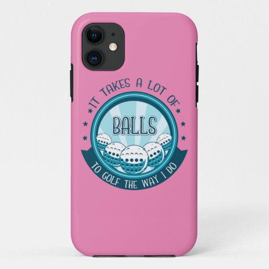 Het kost veel ballen om te golven zoals ik doe Case-Mate iPhone case (Achterkant)