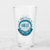 Het kost veel ballen om te golven zoals ik doe glas (Achterkant)