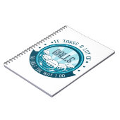 Het kost veel ballen om te golven zoals ik doe notitieboek (Linkerzijde)