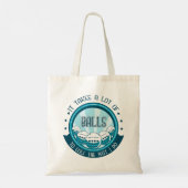 Het kost veel ballen om te golven zoals ik doe tote bag (Achterkant)