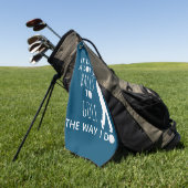 Het kost veel ballen om zo te golfen Golfer Golfhanddoek (Groen)