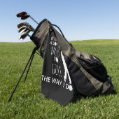 Het kost veel ballen om zo te golfen Golfer Golfhanddoek (Groen)