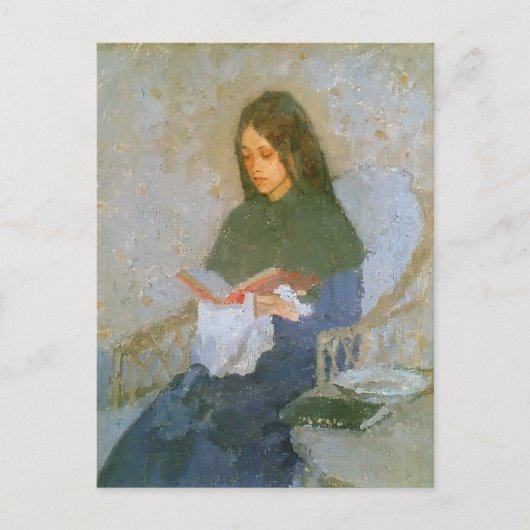 Het kostbare boek van Gwen John Briefkaart (Voorkant)