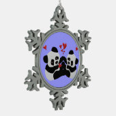 Het kostbare Ornament van Kerstmis van de Panda (Links)