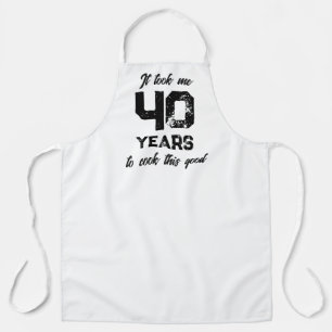 Het kostte me 40 jaar om dit goede grappige schort