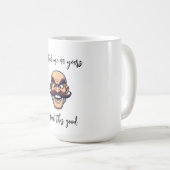 Het kostte me 40 jaar om er zo grappig uit te zien koffiemok (Voorkant rechts)