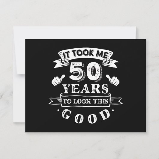 Het kostte me 50 jaar om er zo goed uit te zien 50 (Voorkant)
