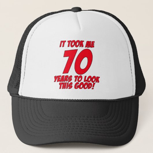 Het kostte me 70 jaar om dit goed te zien trucker pet (Voorkant)