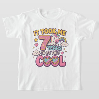 Het kostte me 7 jaar om zo cool te zijn - 7e verja t-shirt