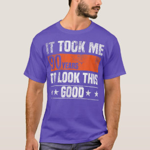 Het kostte me 90 jaar om deze goede grappige 90 ja t-shirt