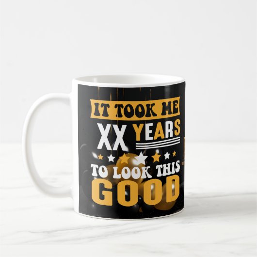 Het kostte me jaren Custom Age Grappig Verjaardags Koffiemok (Links)