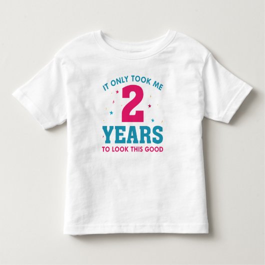 Het kostte me slechts 2 jaar om dit goed te zien kinder shirts (Voorkant)