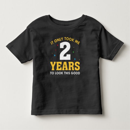 Het kostte me slechts 2 jaar om dit goed te zien kinder shirts (Voorkant)