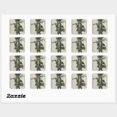 Het kostuum van de Gardener Vierkante Sticker (Vel)
