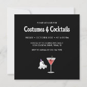 Het kostuum van de geest & Cocktailparty Kaart (Achterkant)