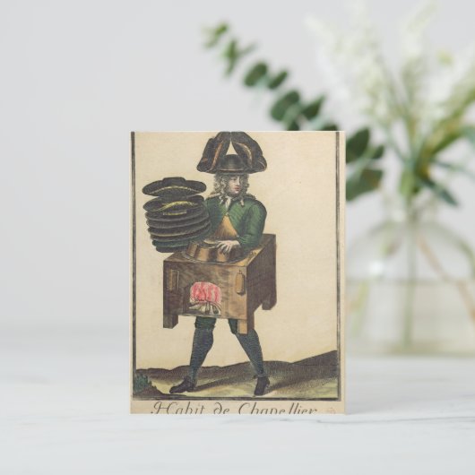 Het kostuum van de molenaar briefkaart (Staand voorkant)