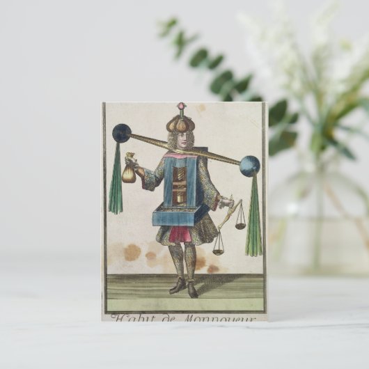 Het kostuum van de Munter Briefkaart (Staand voorkant)