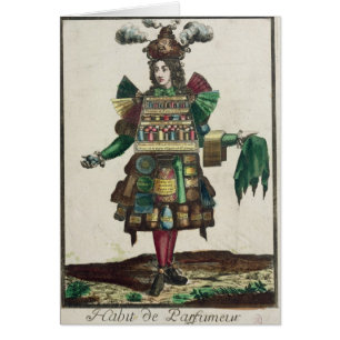 Het kostuum van de parfumer