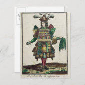 Het kostuum van de parfumer briefkaart (Voorkant / Achterkant)