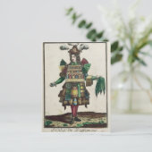 Het kostuum van de parfumer briefkaart (Staand voorkant)