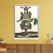 Het kostuum van de parfumer canvas afdruk (Insitu (Woonkamer))