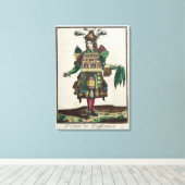 Het kostuum van de parfumer canvas afdruk (Insitu (Houten vloer))