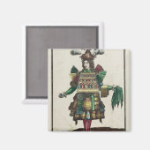 Het kostuum van de parfumer magneet (Voorkant / Achterkant)