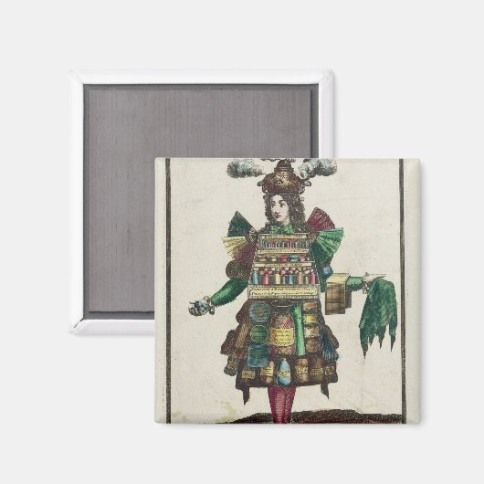 Het kostuum van de parfumer magneet (Voorkant / Achterkant)