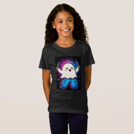 Het kostuum van Neon Glow Ghost Kinderen T-shirt
