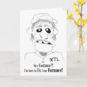 Het Kostuum van Nice?! - De Kaart van Halloween (Gele Bloem)