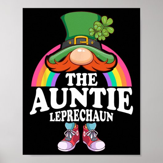 Het kostuum van tante Leprechaun St Patricks Day Poster (Voorkant)
