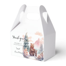 Het koude buiten het winterbos Beren Baby shower