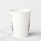 Het koude buiten het winterbos Beren Baby shower Papieren Bekers (Rechts)