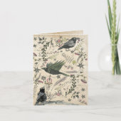 Het kraai omen kaart (Voorkant)