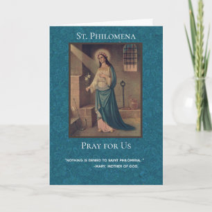 Het krachtige gebed van de heilige Philomena Kaart