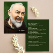 Het krachtigste genezingsgebed van Pater Pio Notitiekaartje