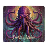 Het Kraken Zee Monster Snijplank (Voorkant)