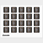 Het Kramer Portret Vierkante Sticker (Vel)