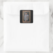 Het Kramer Portret Vierkante Sticker (Tas)