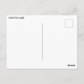 Het kratermeer in Oregon Briefkaart (Achterkant)