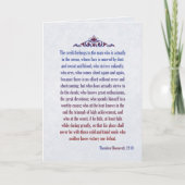 Het krediet behoort tot het Man in de Arena Kaart (Voorkant)